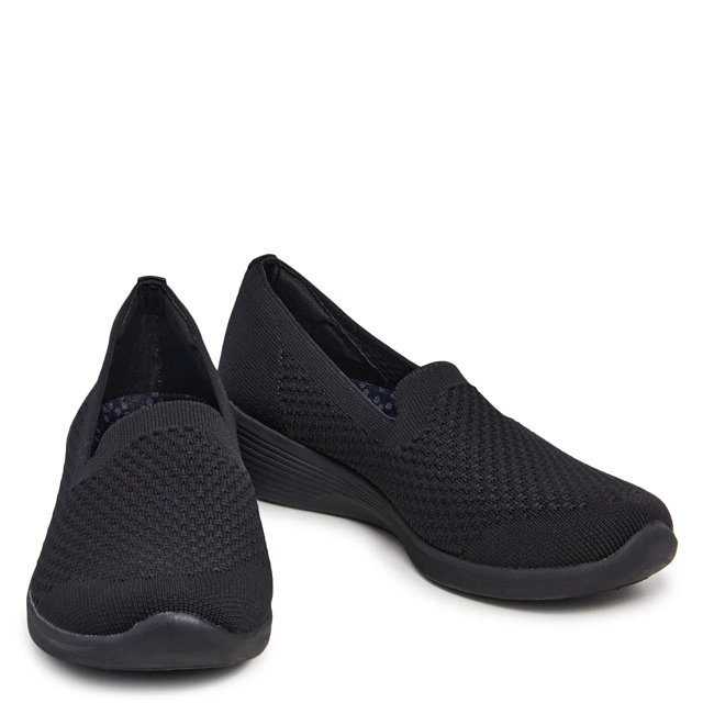 Skechers Arya Clear Skies Slip Ons Black 9.5
