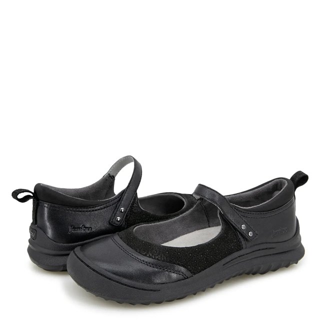 Jambu Women s Ezra Mary Jane Flat Shoe in Black Size 6 Medium