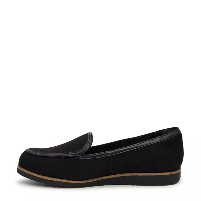 Dsw womens black discount loafers