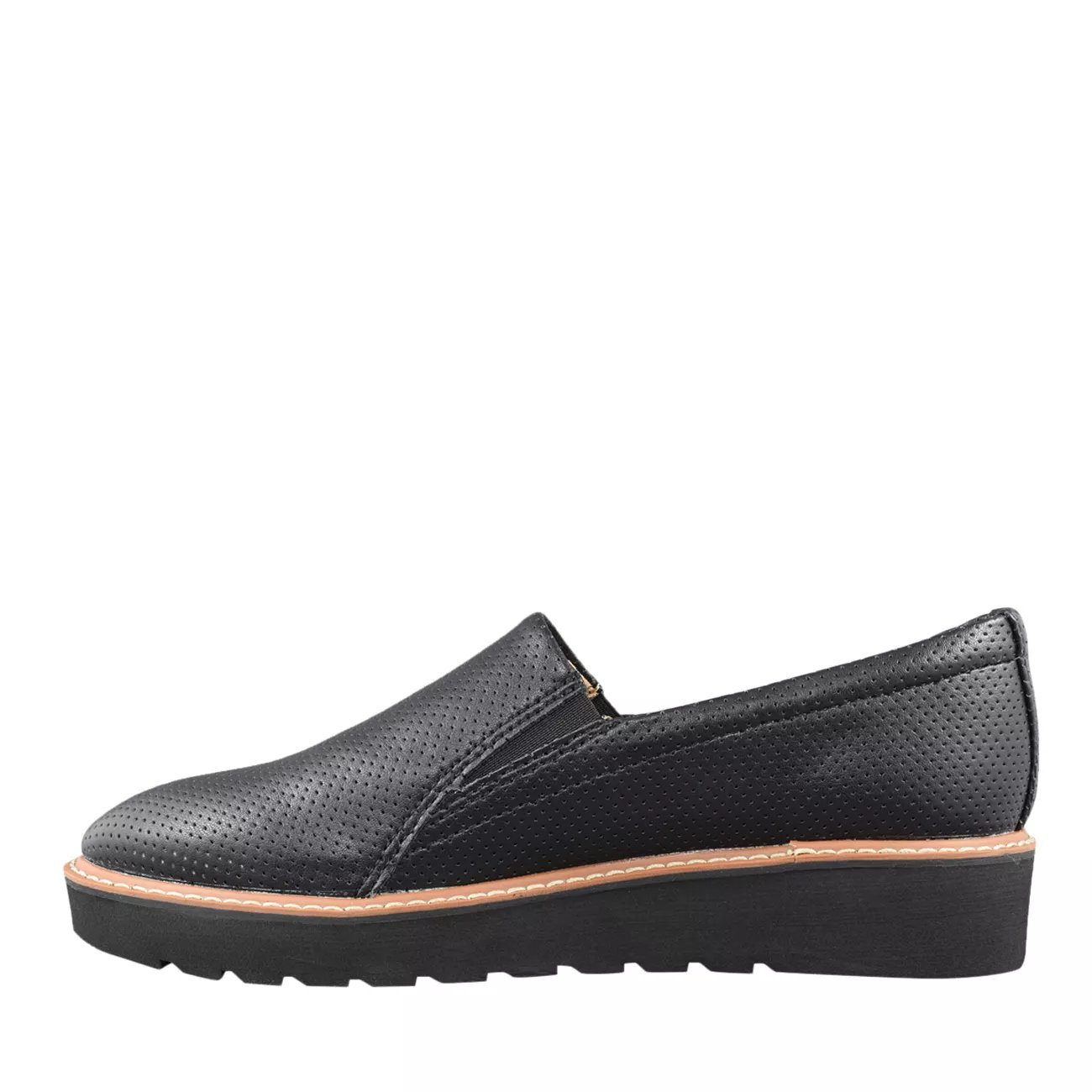 effie platform wedge loafer