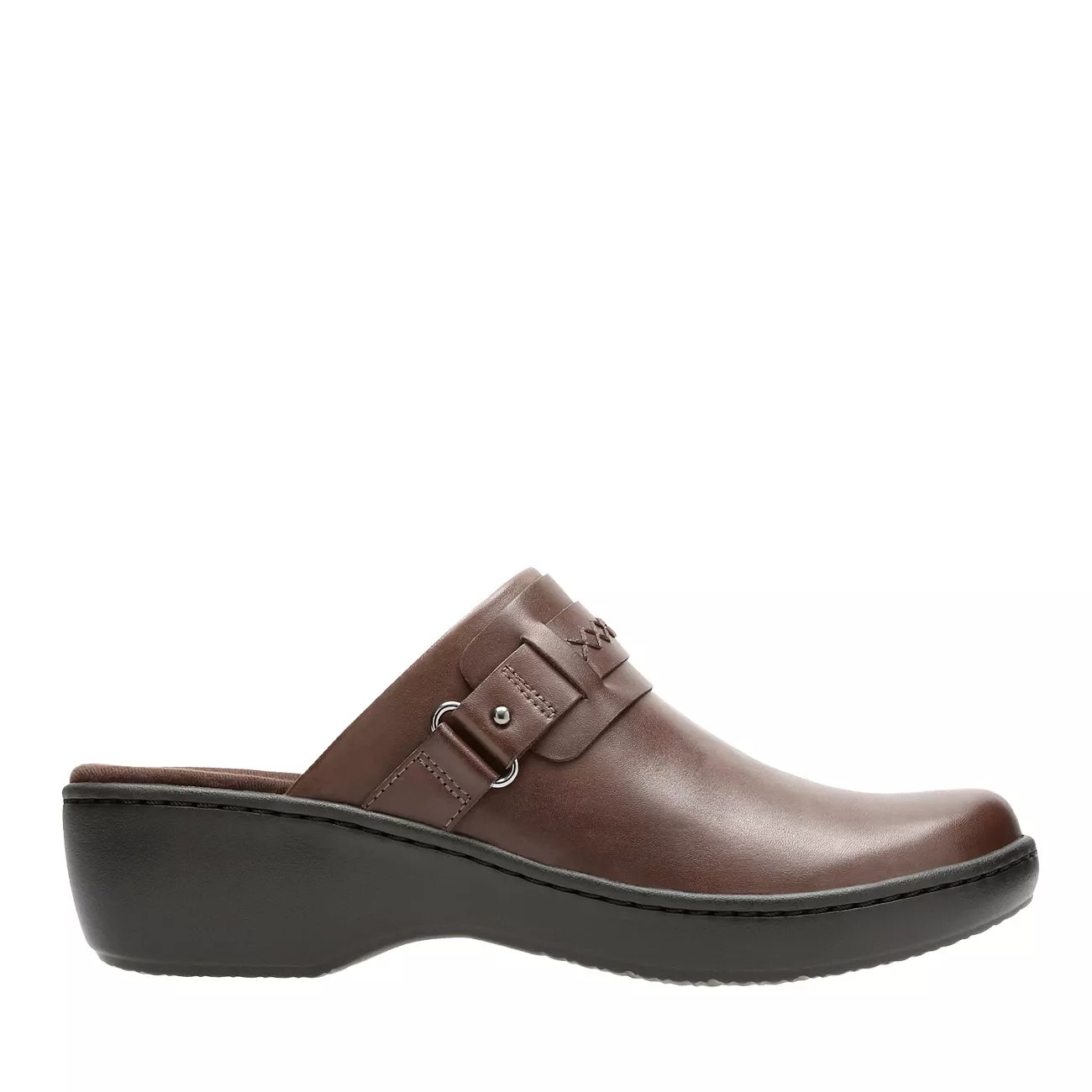 clarks delana amber clog