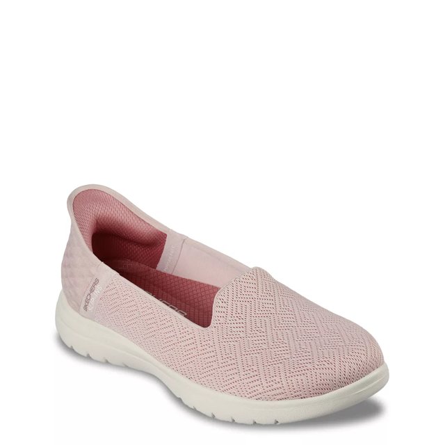 Pink slip on sketchers outlet