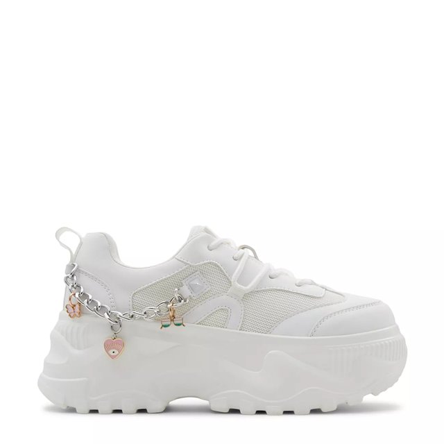Platform sneakers grey discount