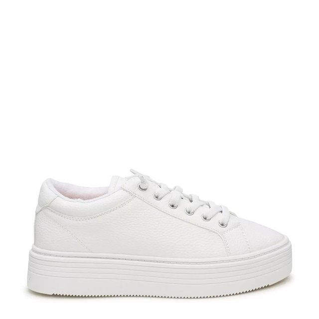 Roxy Women s Sheilahh 2.0 Platform Sneaker in White Size 9.5 Medium