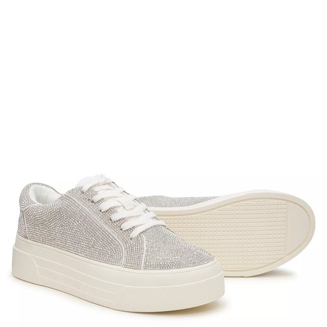 Jessica Simpson Cherello Platform Sneaker White 8.5