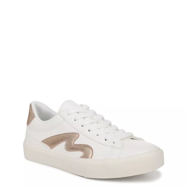 Blowfish Women s Vice Sneaker in White Rose Gold Size 7.5 Medium