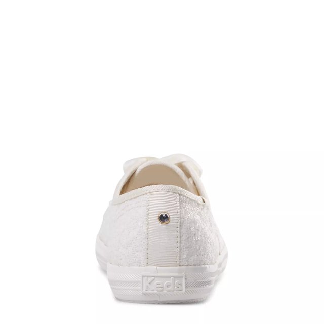 Keds Women s Champion Sequins Celebration Sneaker White 6