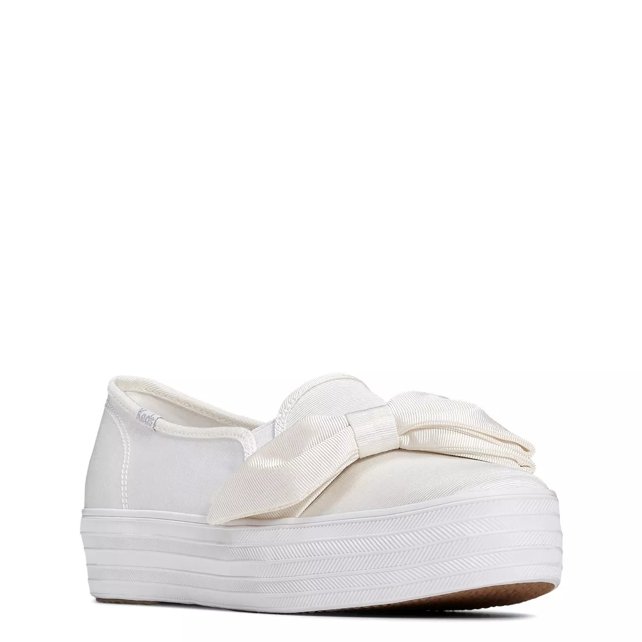 Keds Women s Triple Decker Bow Celebrations Slip On Sneaker The Shoe Company