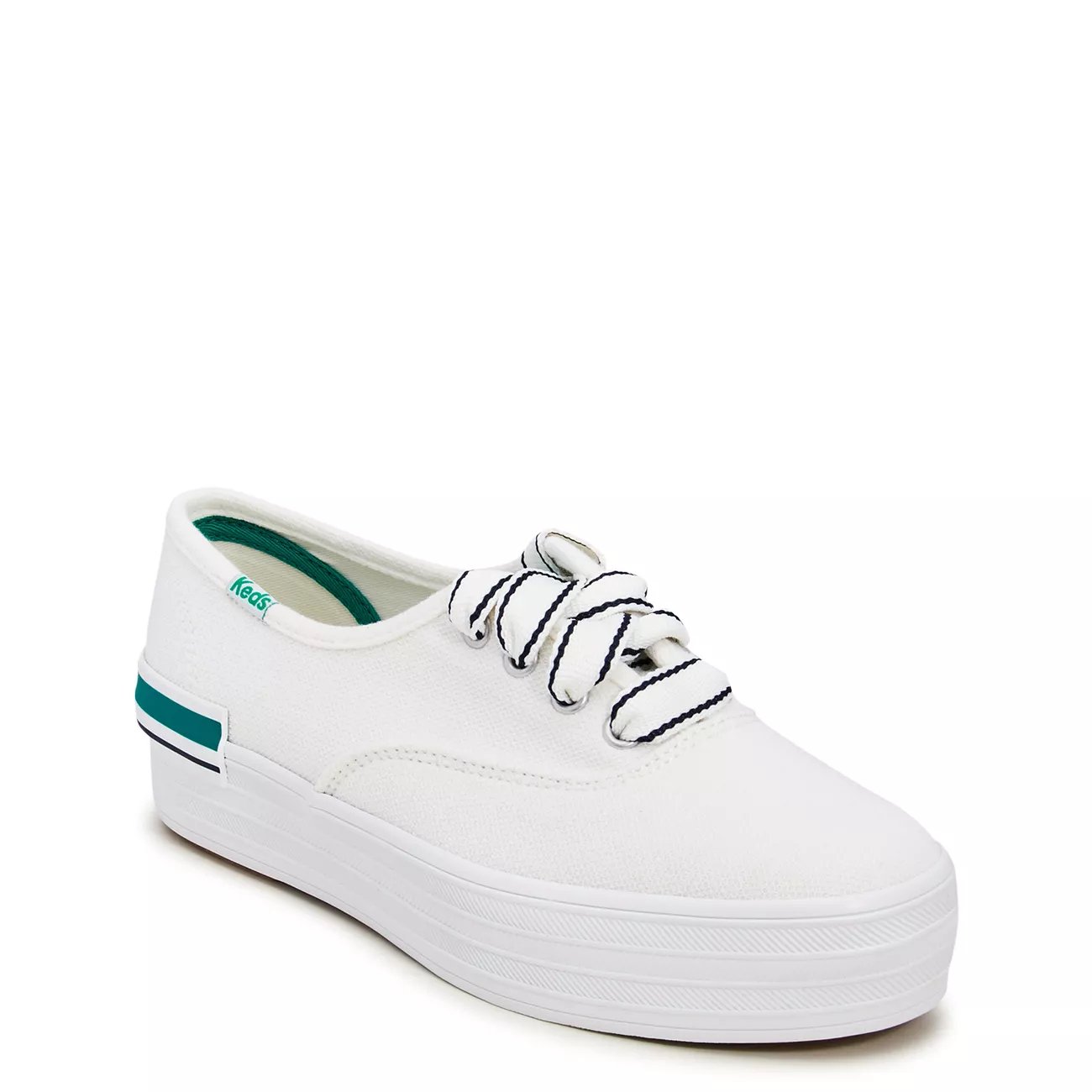 Women's Platform Pique Stripe Sneaker