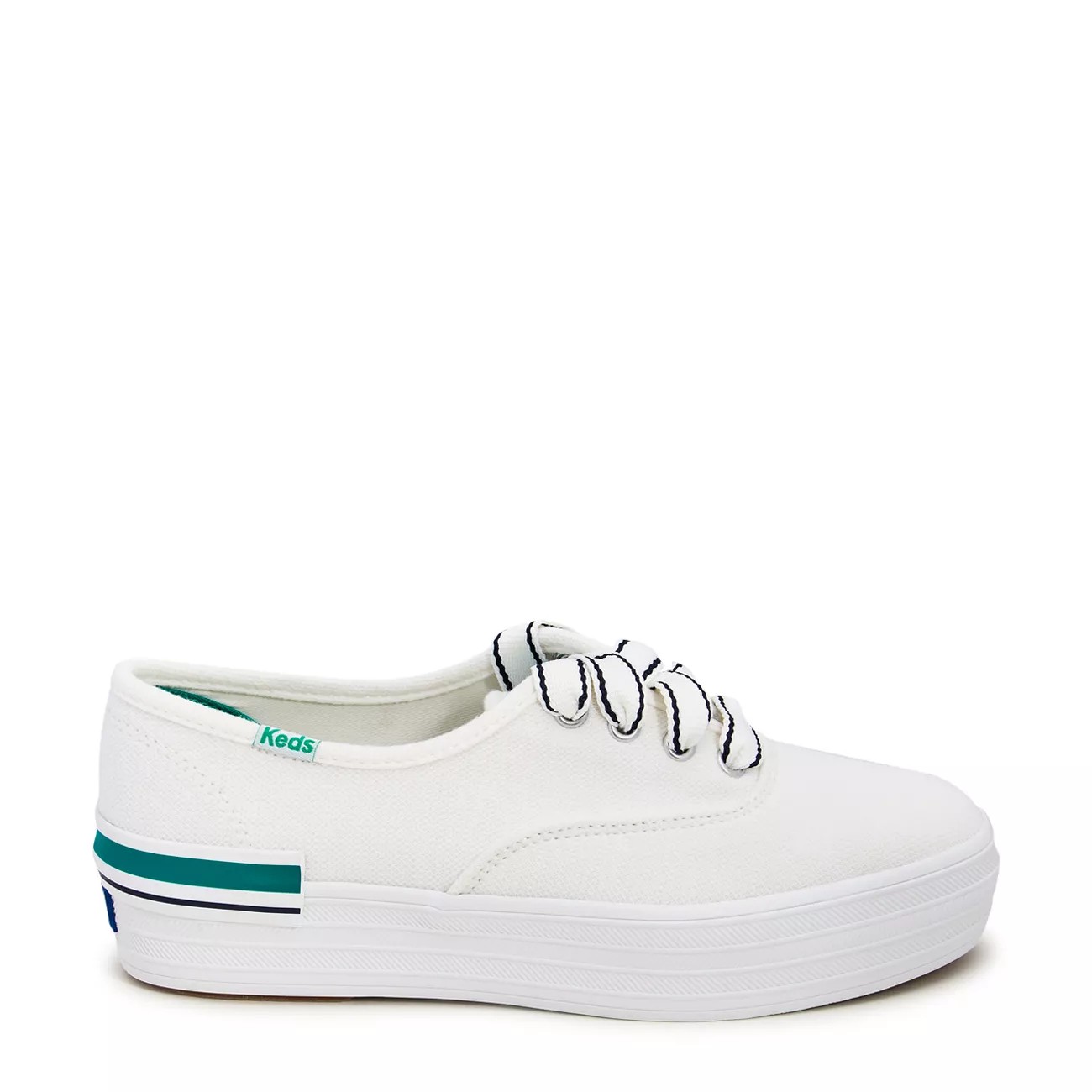 Women's Platform Pique Stripe Sneaker