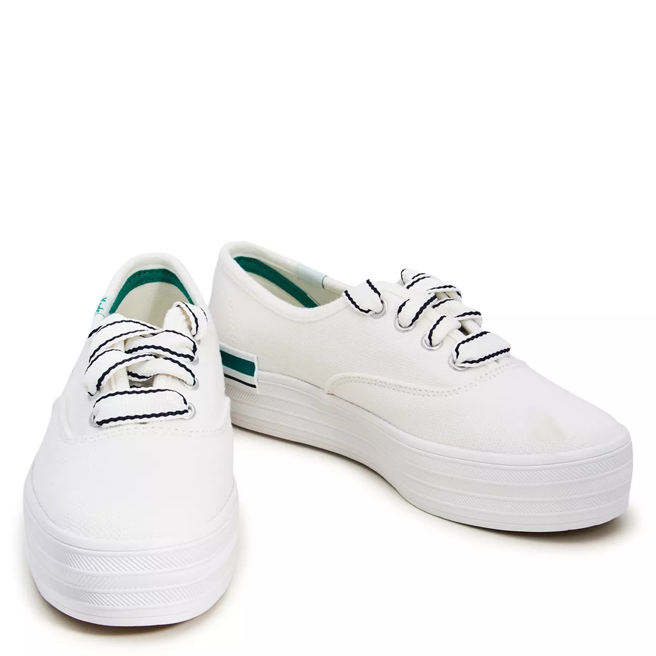 Women's Platform Pique Stripe Sneaker