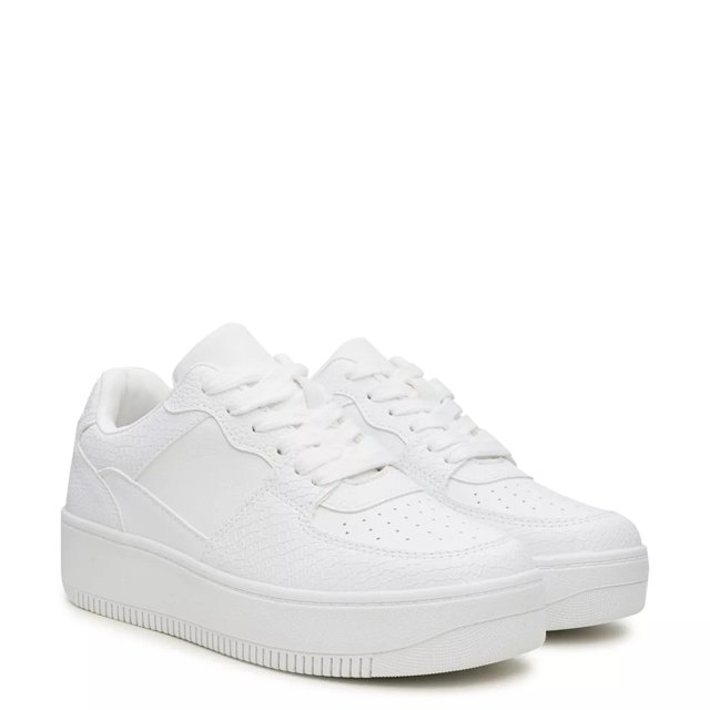 White platform sneakers nike online