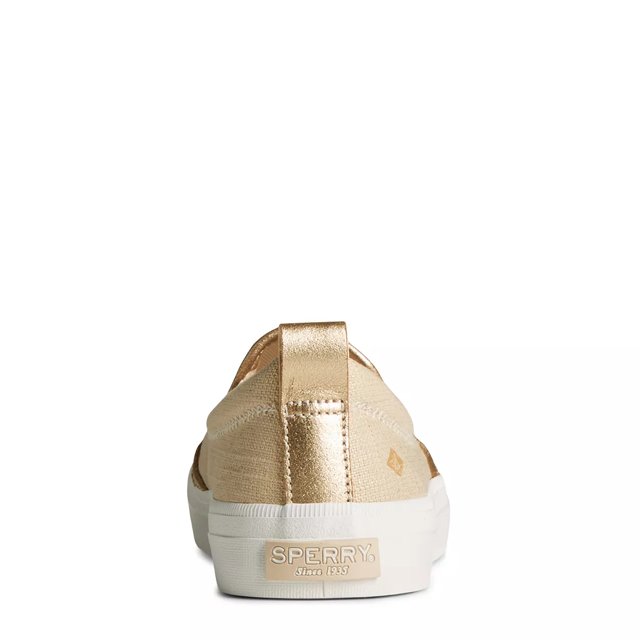 women's crest twin gore textile sparkle slip on sneaker