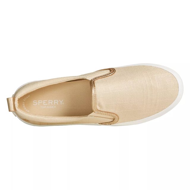 women's crest twin gore textile sparkle slip on sneaker