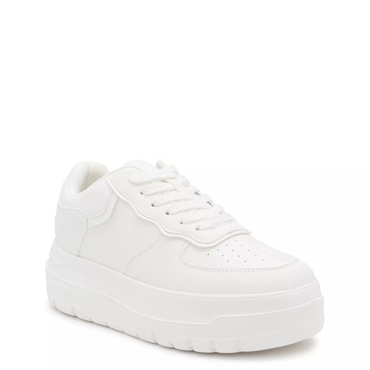 ATHLETIC PLATFORM SNEAKERS - White