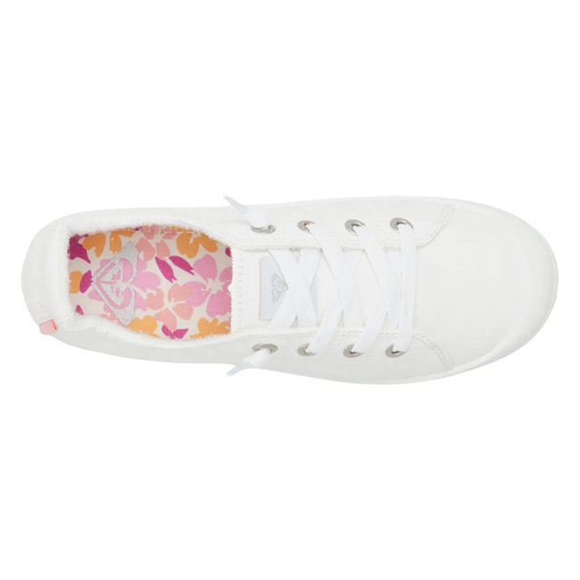 Roxy Women s Bayshore Plus Slip On Sneaker in White Size 7 Medium