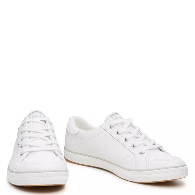 Keds Women's Center III Leather Wide Width Sneaker | The Shoe Company