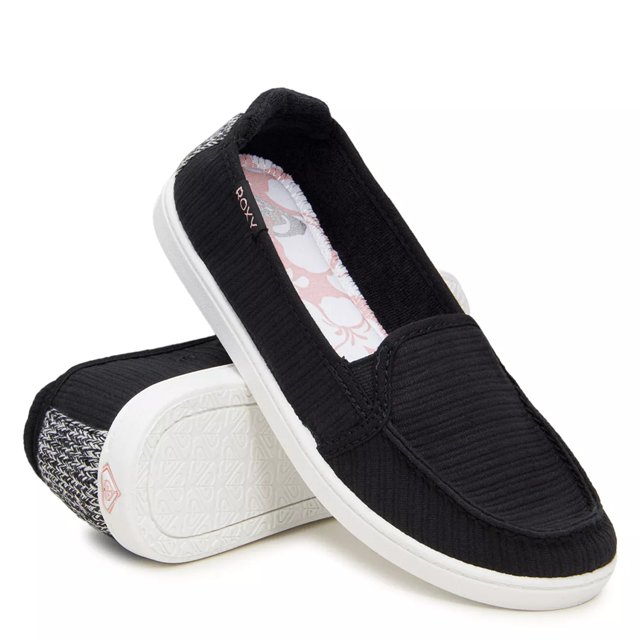 Roxy Women s Minnow Slip On in Black Size 6 Medium
