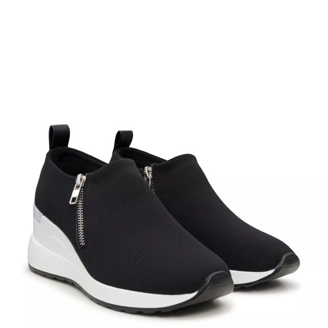 Mix No. 6 Talanie Wedge Sneaker in Black Size 9 Medium
