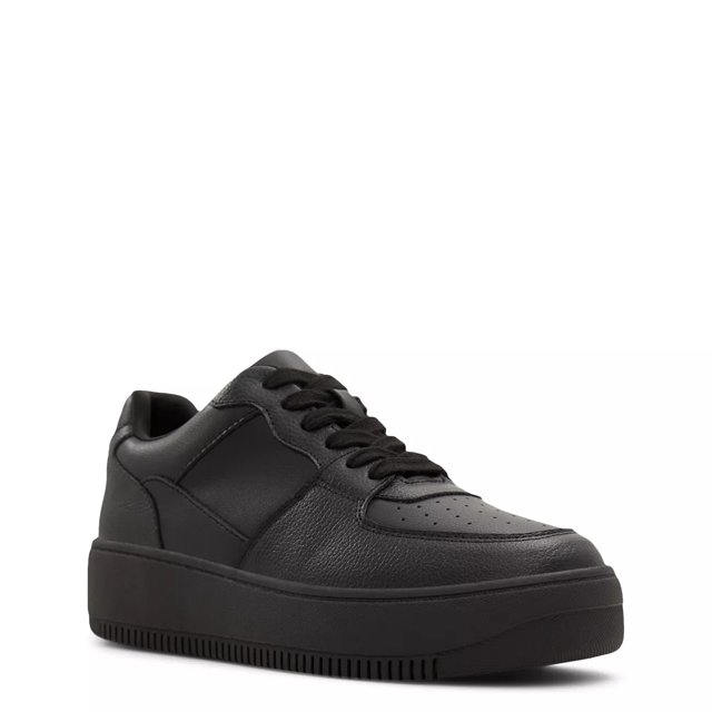 Call It Spring Women s Fresh Platform Sneaker in Black Size 7 Medium