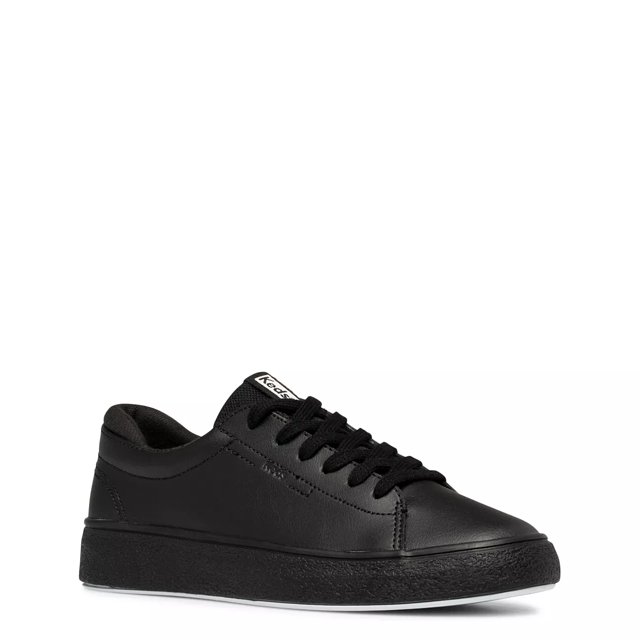 Alley Leather Grit Foxing Sneaker Black 5