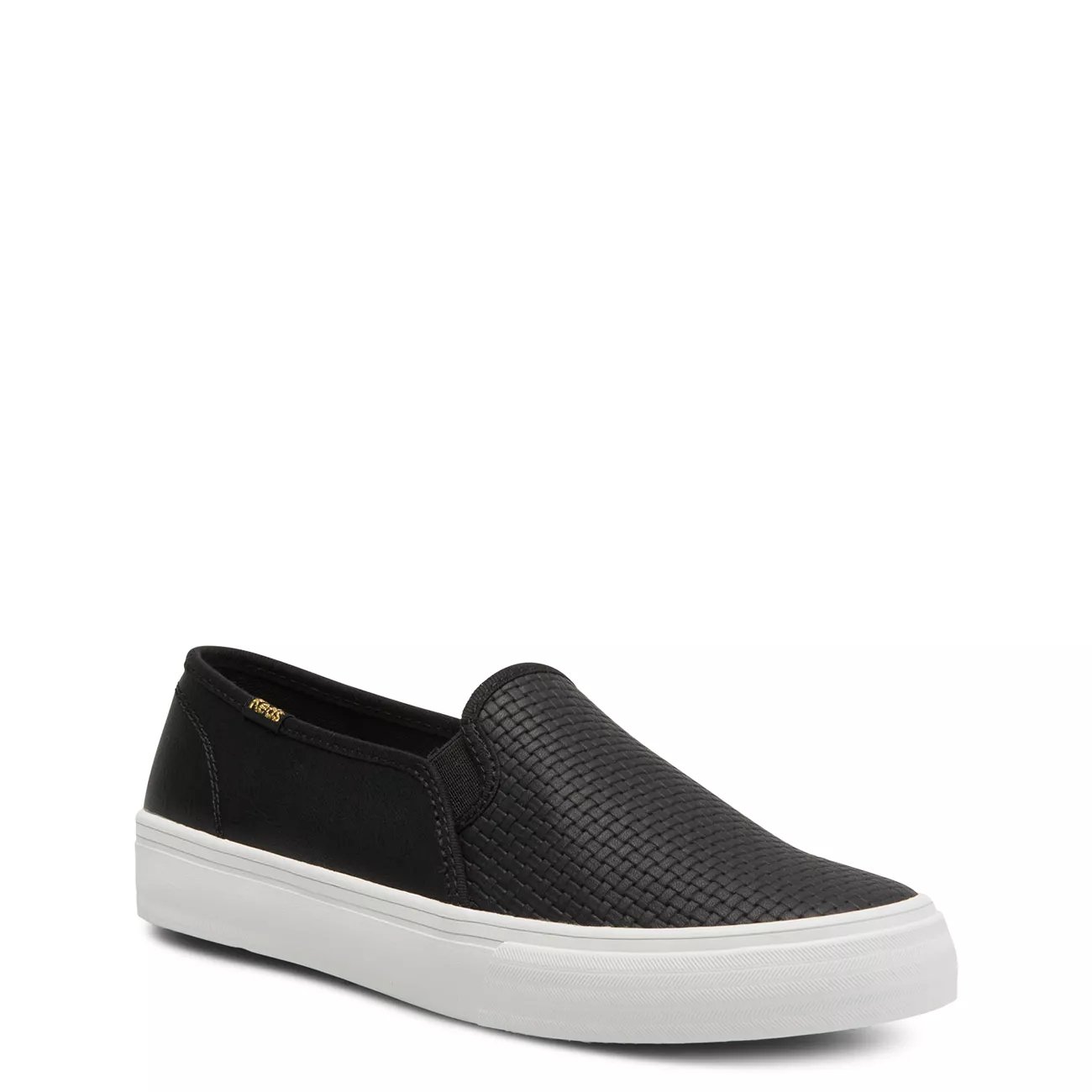 Black slip on keds online