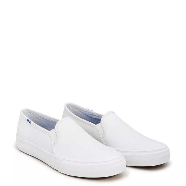 Keds Women s Double Decker Slip On Sneaker White 9