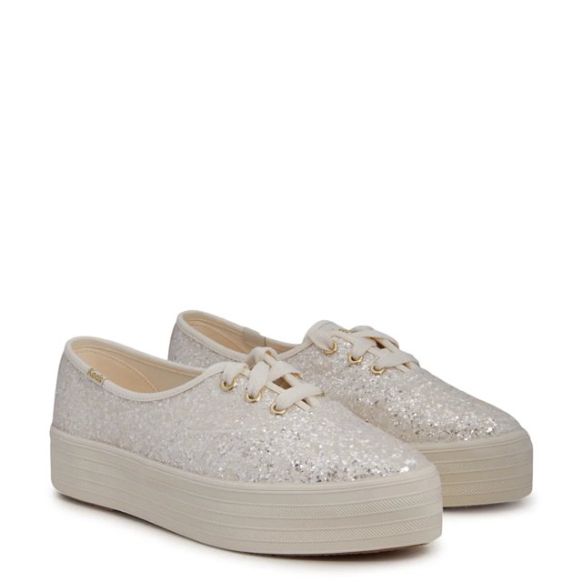 Keds Women s Point Glitter Platform Sneaker