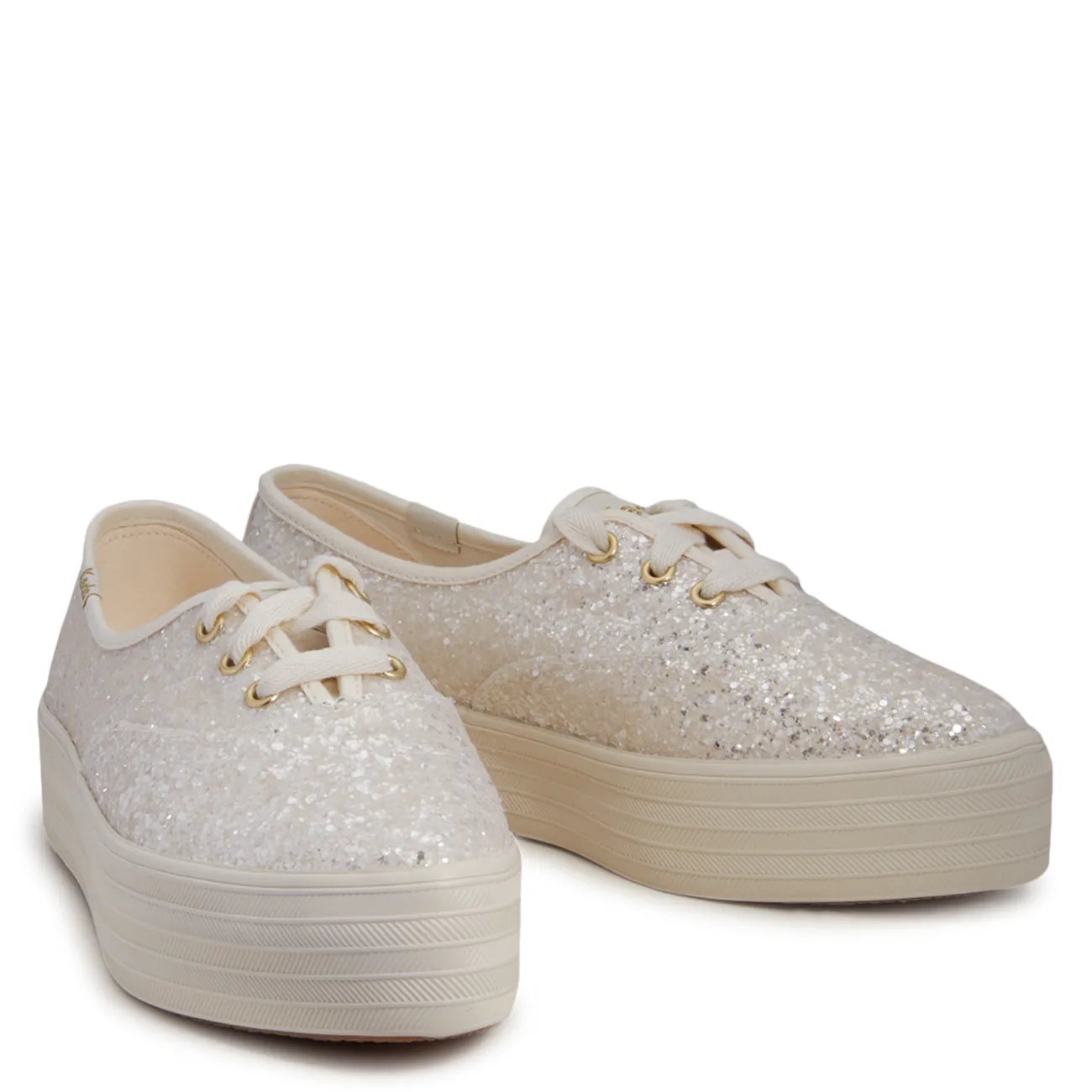 Women's Point Glitter Platform Sneaker