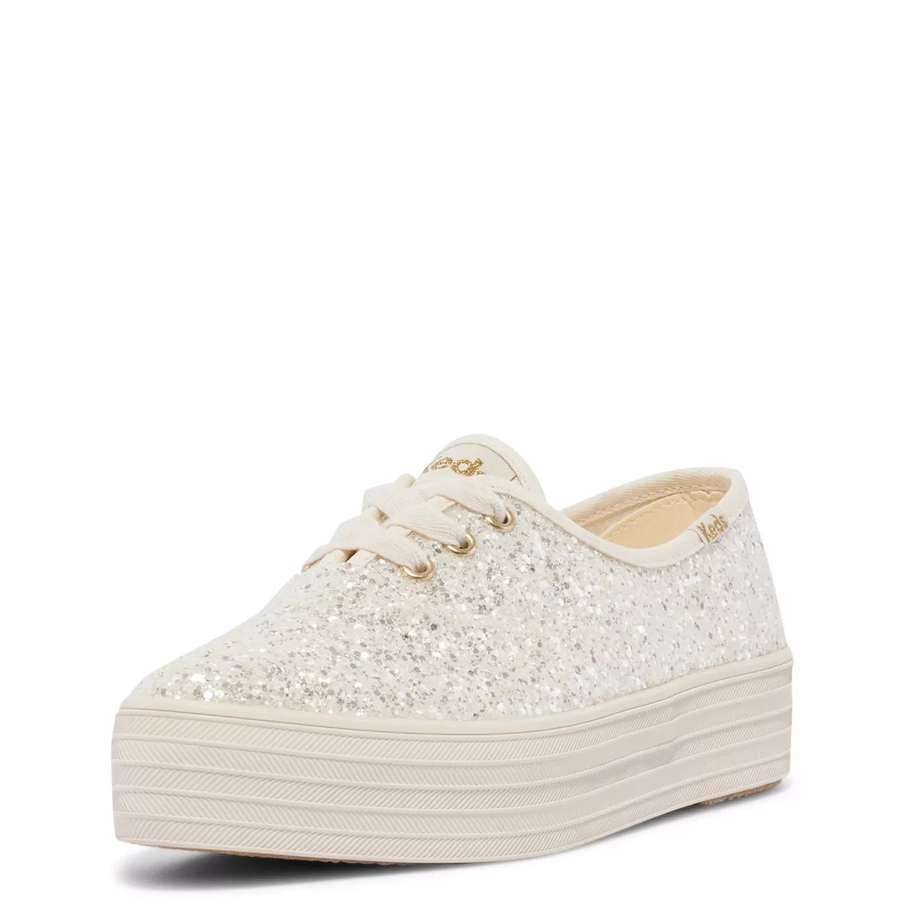 Women's Point Glitter Platform Sneaker