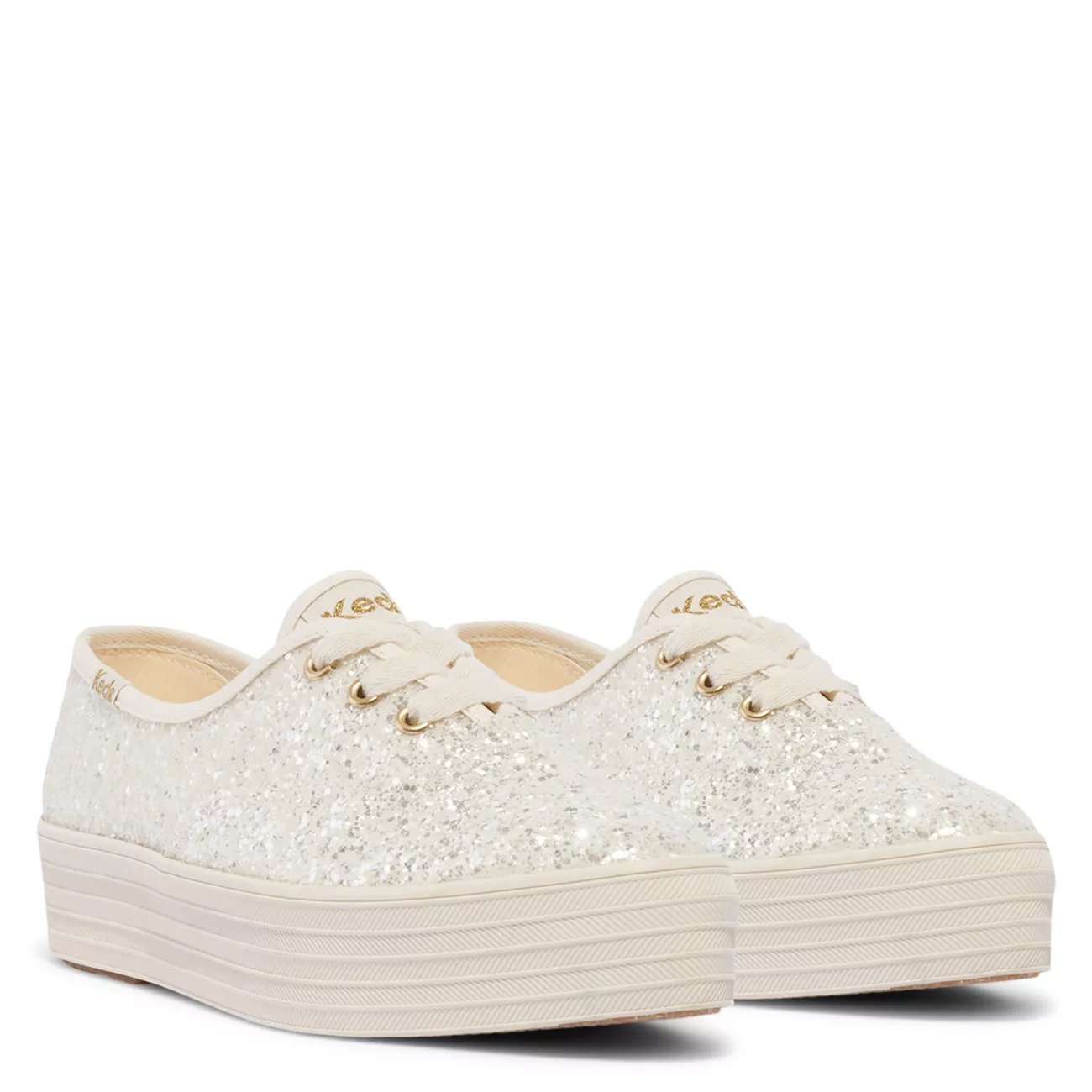 Women's Point Glitter Platform Sneaker