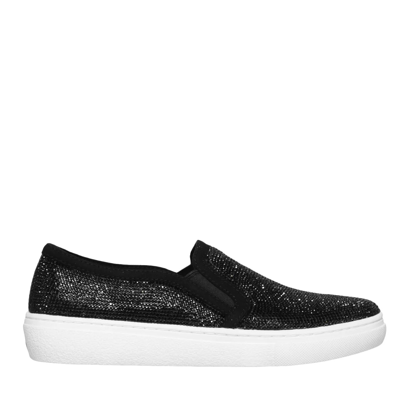 slip on rhinestone sneakers