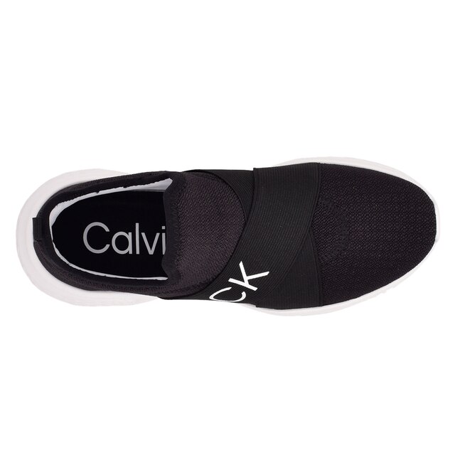 Calvin Klein Women's Crossband Knit Slip-On Sneaker | The Shoe Company