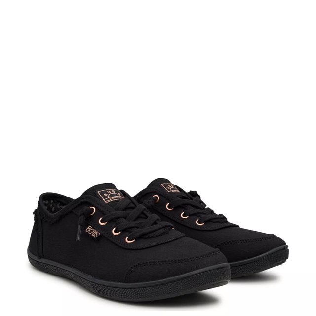 Black lace bobs shoes sale