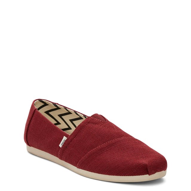 TOMS Womens Heritage Alpargata Espadrille Cherry Red