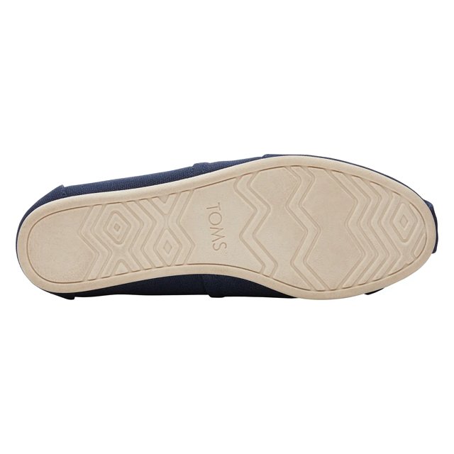 TOMS Womens Alpargata Recycled Cotton Espadrille Navy
