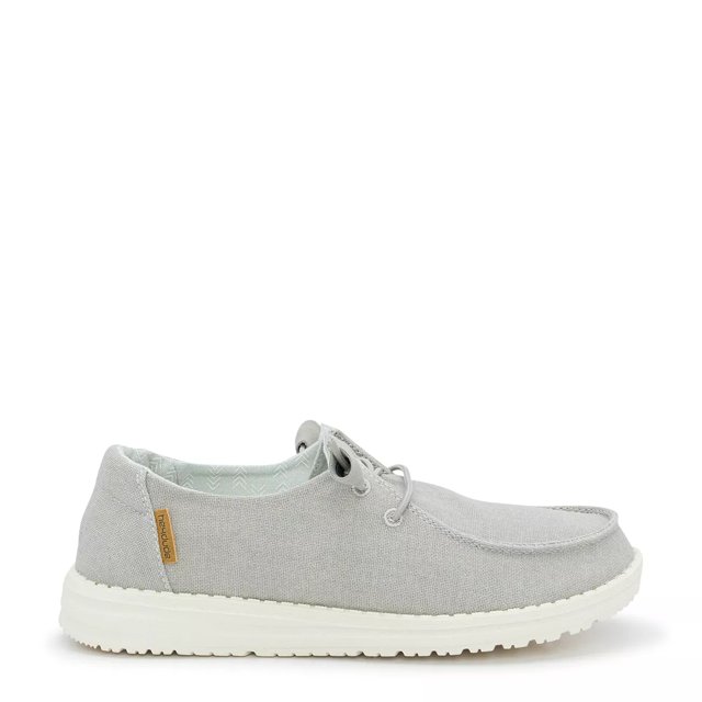 Hey Dude Women s Wendy Chambray Moc Toe Slip On The Shoe Company