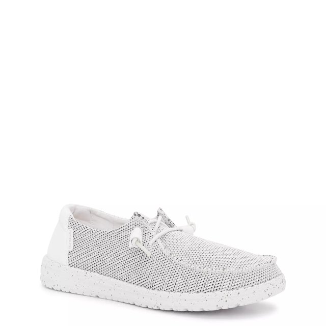 HEYDUDE Women s Casual Wendy Sox Stone White Size 9