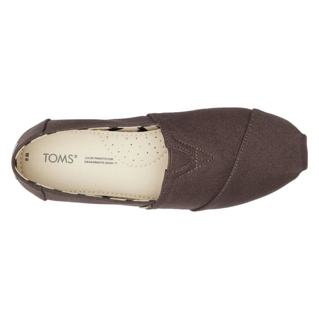 TOMS Alpargata Recycled Cotton Canvas Women s 8.5 Ash Grey