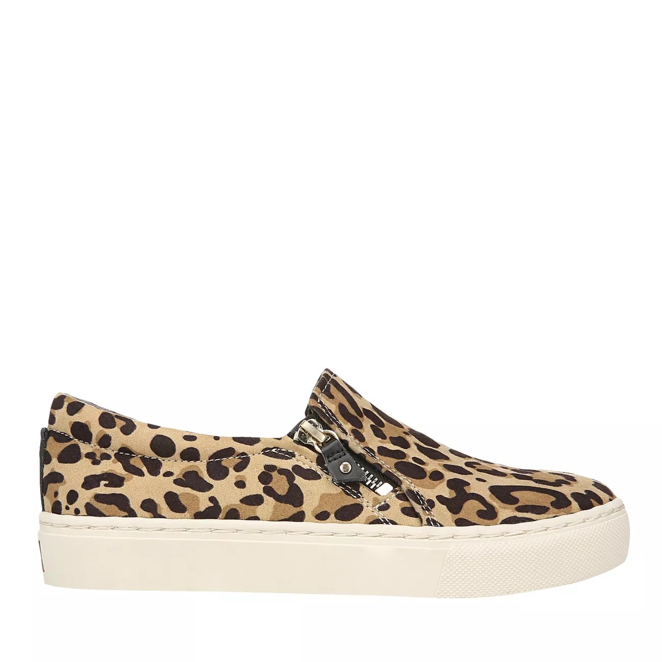 dr scholl's leopard slip on sneakers