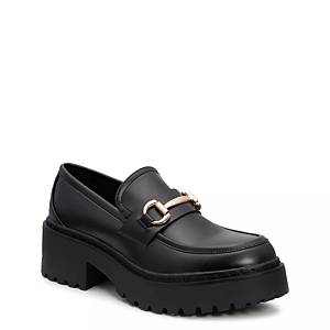 JNGSA Wide Width Boots for Women, Loafers for Women Chunky Loafers