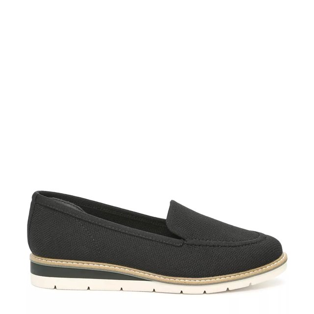 Black wedge loafer hot sale