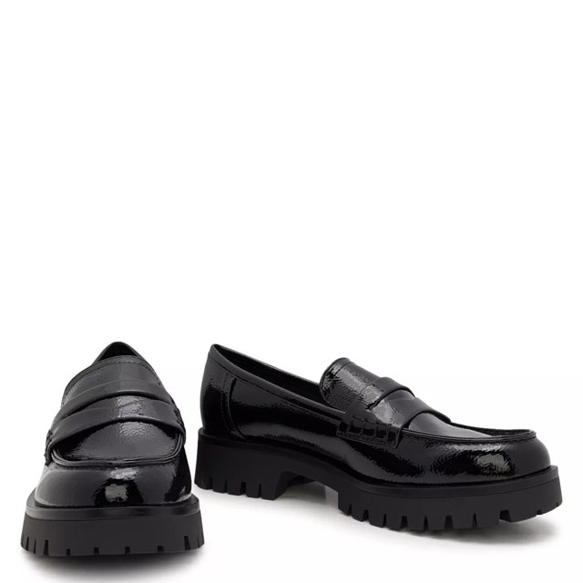 Nine west black loafers hotsell