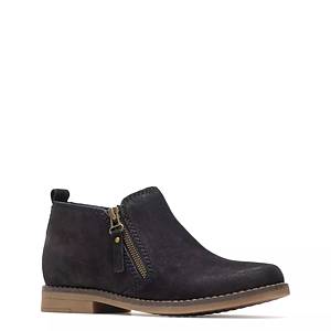 Hush Puppies Emilia Ruched Ankle Boot - Black