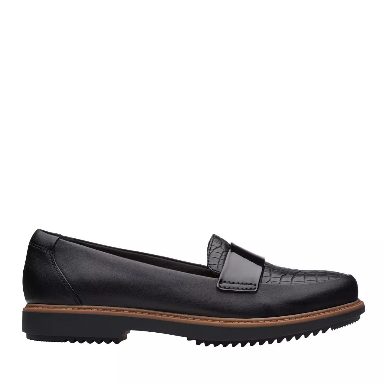 dsw clarks loafers