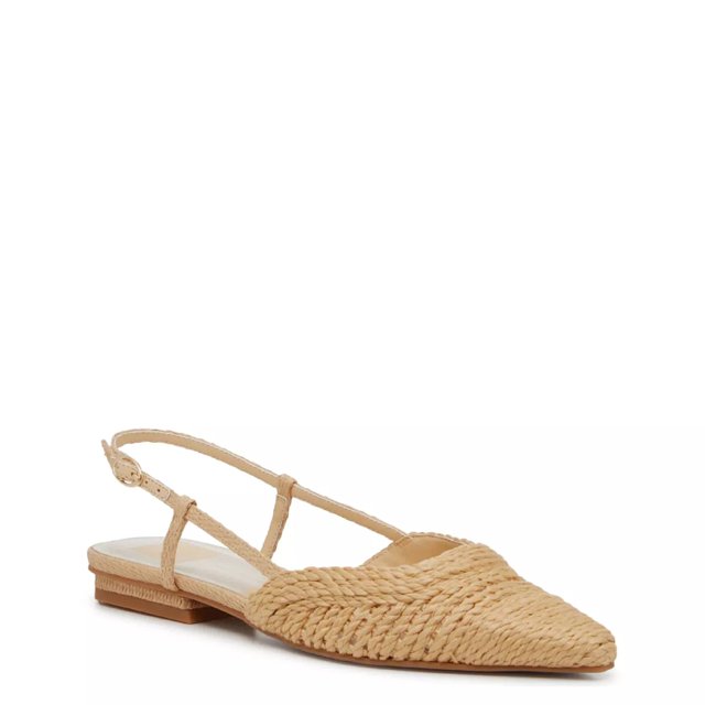 Dolce Vita Women s Emmie Flat in Natural Size 9.5 Medium