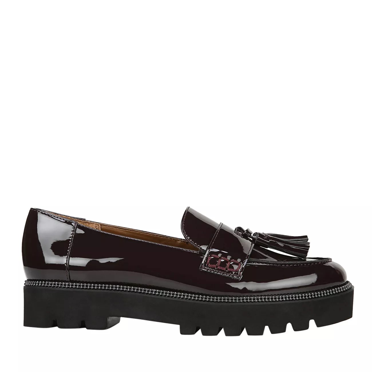 franco sarto burgundy loafers