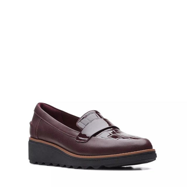 clarks sharon gracie wedge loafer