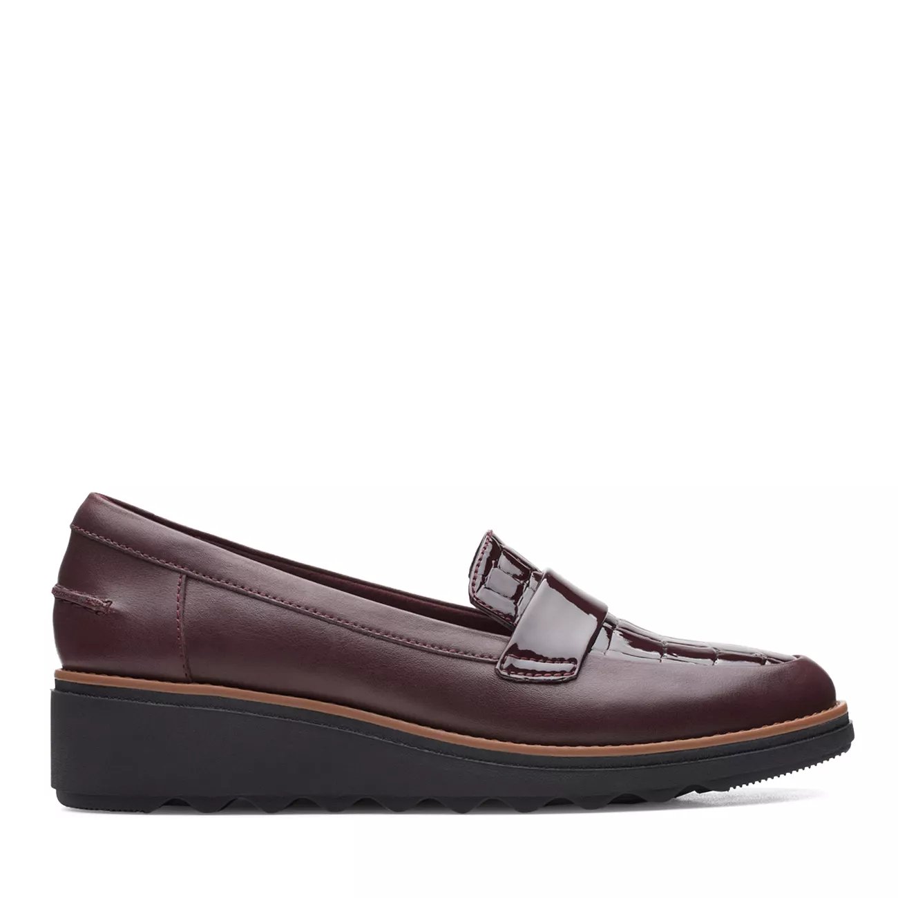 clarks sharon gracie wedge loafer