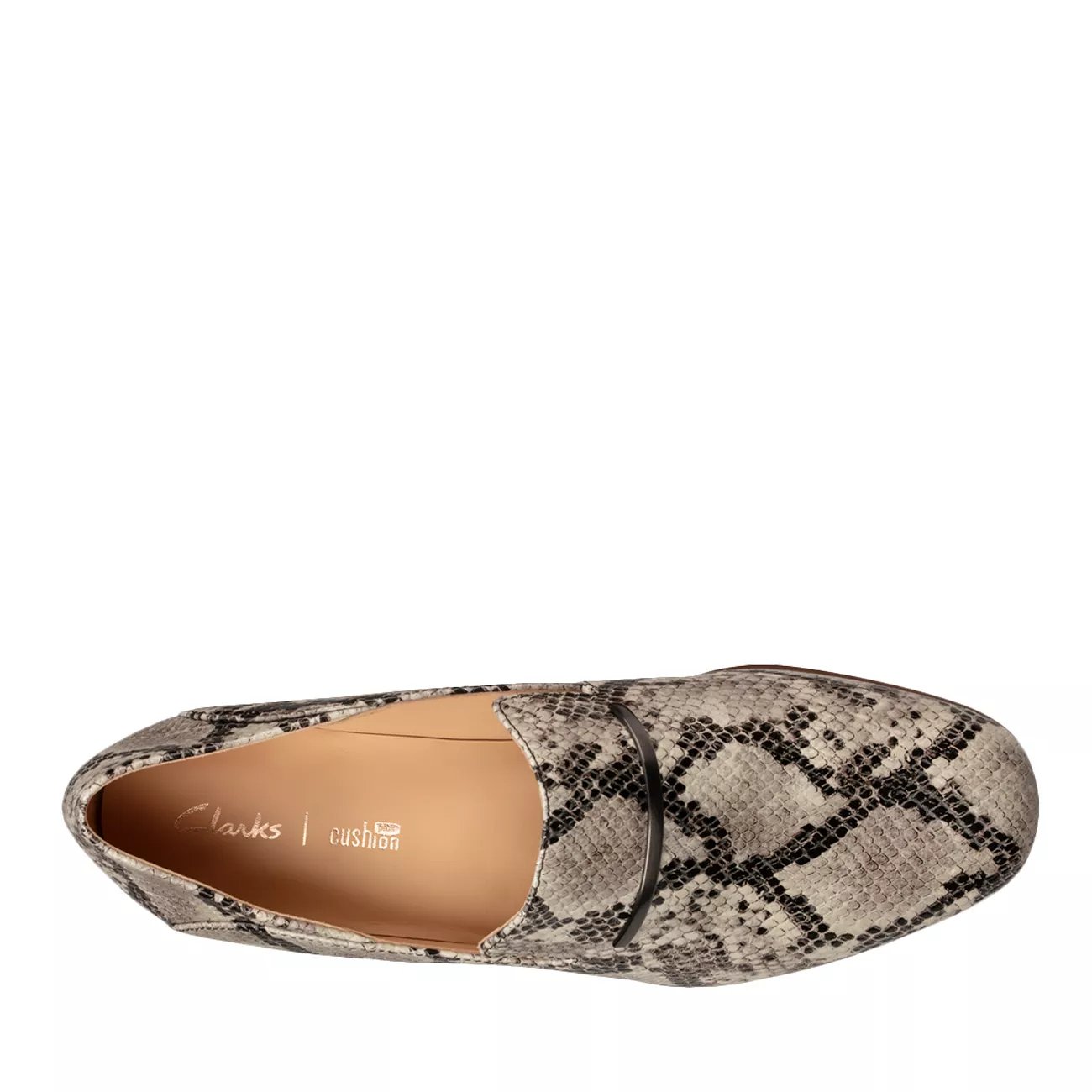 clarks pureviola trim loafer